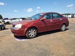 Salvage cars for sale from Copart Longview, TX: 2005 Suzuki Forenza S