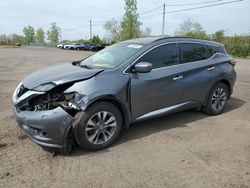 Salvage cars for sale from Copart Montreal Est, QC: 2018 Nissan Murano S