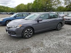 Salvage cars for sale from Copart North Billerica, MA: 2017 Honda Accord EXL
