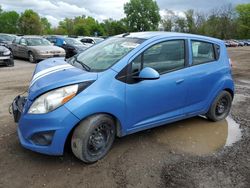 Salvage cars for sale at Des Moines, IA auction: 2014 Chevrolet Spark LS