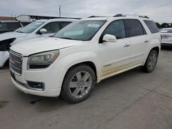 Salvage cars for sale at Grand Prairie, TX auction: 2013 GMC Acadia Denali