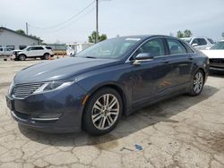 Salvage cars for sale at Pekin, IL auction: 2013 Lincoln MKZ Hybrid
