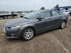 Salvage cars for sale at Woodhaven, MI auction: 2016 Ford Fusion SE