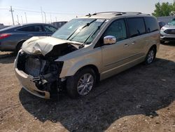 Salvage cars for sale at Greenwood, NE auction: 2010 Chrysler Town & Country Limited