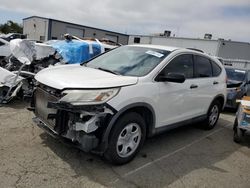 Salvage cars for sale from Copart Vallejo, CA: 2016 Honda CR-V LX