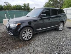 Land Rover Range Rover Supercharged salvage cars for sale: 2017 Land Rover Range Rover Supercharged