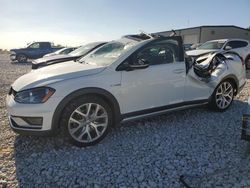 Volkswagen salvage cars for sale: 2017 Volkswagen Golf Alltrack S