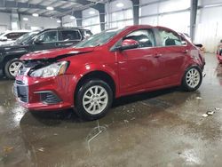 Chevrolet salvage cars for sale: 2017 Chevrolet Sonic LT