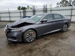 Salvage cars for sale at Harleyville, SC auction: 2022 Honda Accord Hybrid EXL