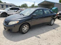 Salvage cars for sale from Copart Midway, FL: 2009 Toyota Corolla Base