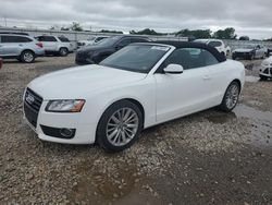 Salvage cars for sale at Kansas City, KS auction: 2012 Audi A5 Premium