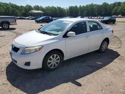 Salvage cars for sale at Charles City, VA auction: 2009 Toyota Corolla Base