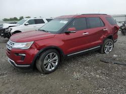 Salvage Cars with No Bids Yet For Sale at auction: 2018 Ford Explorer Limited