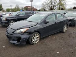 Salvage cars for sale at New Britain, CT auction: 2012 Mazda 3 I