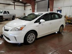 Salvage cars for sale at Lansing, MI auction: 2012 Toyota Prius V