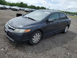 Salvage cars for sale from Copart Ontario Auction, ON: 2007 Honda Civic DX