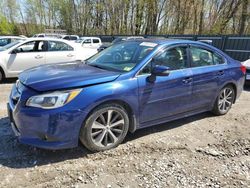 Subaru Legacy Vehiculos salvage en venta: 2017 Subaru Legacy 2.5I Limited