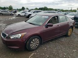 Salvage cars for sale at Hillsborough, NJ auction: 2009 Honda Accord LX