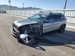 Salvage cars for sale at Magna, UT auction: 2017 Jeep Cherokee Trailhawk