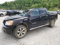 Salvage cars for sale from Copart Hurricane, WV: 2010 Nissan Titan XE