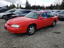 Salvage cars for sale at Graham, WA auction: 1998 Chevrolet Lumina LTZ