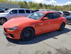 Salvage cars for sale at Exeter, RI auction: 2023 Maserati Ghibli MC Edition