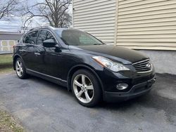 Salvage cars for sale at North Billerica, MA auction: 2011 Infiniti EX35 Base