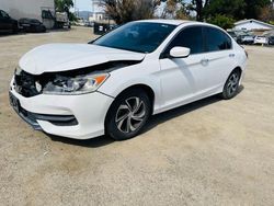 Salvage cars for sale from Copart Sun Valley, CA: 2016 Honda Accord LX