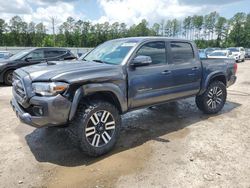 Salvage cars for sale from Copart Harleyville, SC: 2016 Toyota Tacoma Double Cab