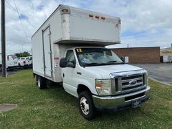 Ford salvage cars for sale: 2012 Ford Econoline E450 Super Duty Cutaway Van