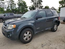 Salvage cars for sale at Hampton, VA auction: 2008 Ford Escape XLT