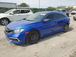 Salvage cars for sale from Copart Orlando, FL: 2020 Honda Civic LX
