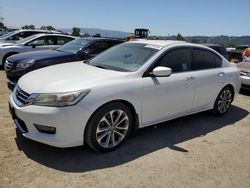 Salvage cars for sale at San Martin, CA auction: 2015 Honda Accord Sport