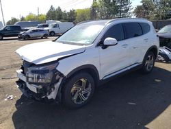 Salvage cars for sale at auction: 2021 Hyundai Santa FE SEL