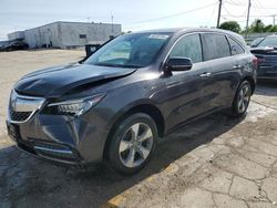 Salvage cars for sale at Chicago Heights, IL auction: 2014 Acura MDX