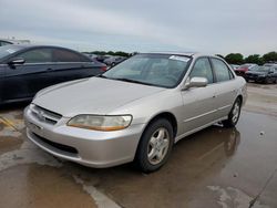Salvage cars for sale at Grand Prairie, TX auction: 1998 Honda Accord EX