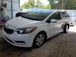 KIA Forte lx salvage cars for sale: 2016 KIA Forte LX