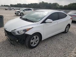 Salvage cars for sale from Copart New Braunfels, TX: 2015 Hyundai Elantra SE
