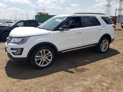 Salvage cars for sale at Elgin, IL auction: 2017 Ford Explorer XLT