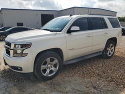 Salvage cars for sale at New Braunfels, TX auction: 2015 Chevrolet Tahoe C1500 LT