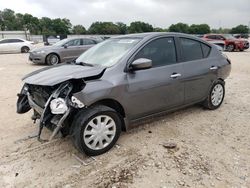 Salvage cars for sale from Copart New Braunfels, TX: 2018 Nissan Versa S