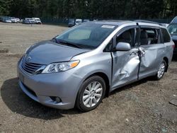 Salvage cars for sale at Graham, WA auction: 2017 Toyota Sienna XLE