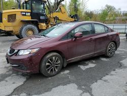Salvage cars for sale from Copart Albany, NY: 2013 Honda Civic EX