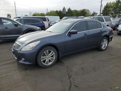 Vehiculos salvage en venta de Copart Denver, CO: 2011 Infiniti G37