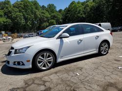 Salvage cars for sale at Austell, GA auction: 2014 Chevrolet Cruze LTZ