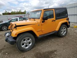 Salvage cars for sale at Nisku, AB auction: 2013 Jeep Wrangler Sahara