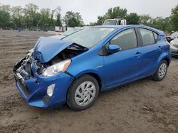Salvage cars for sale from Copart Baltimore, MD: 2016 Toyota Prius C