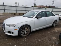 Salvage cars for sale at Chicago Heights, IL auction: 2017 Audi A4 Premium