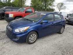 Salvage cars for sale at Cicero, IN auction: 2017 Hyundai Accent SE