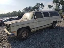 Salvage cars for sale at Byron, GA auction: 1991 Chevrolet Suburban R1500
